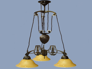 Chandelier with 3-Plas Elevator