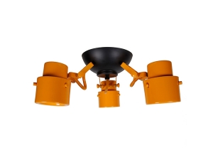 3'lü Yellow Ceiling Armature 
