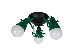 3'lü Ceiling Green Spots 
