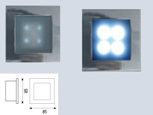 4LED\'li Metal LED Armatür