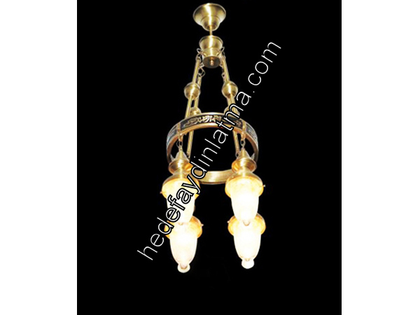 4'lü İşlemeli Halka Stalactite