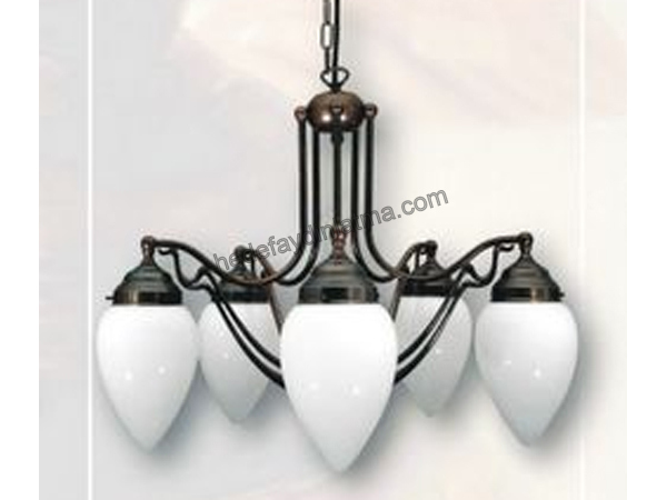 5'li Eskitme Classic Glass Stalactite