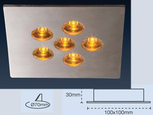 6`lı Power Led Sıva Altı Gömme
