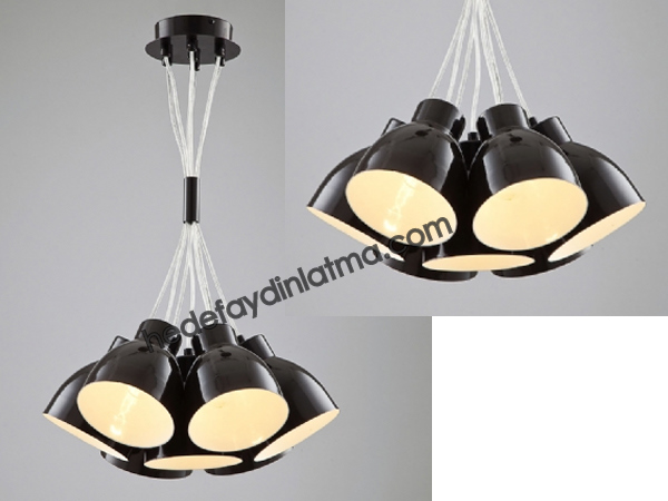 7'li black pendant