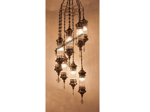 8'lü Ottoman Cylinder Glass Droop