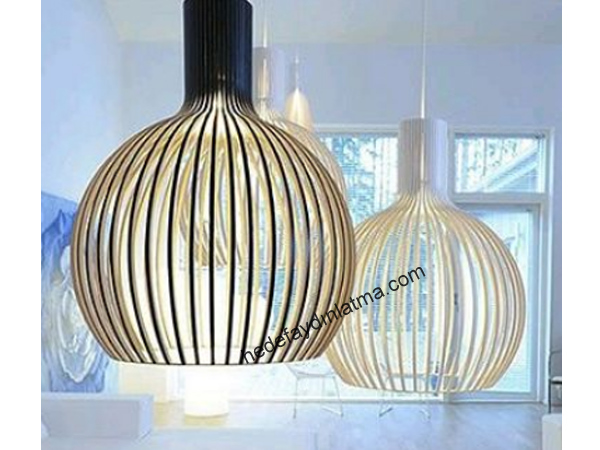 Ahşap Modern Pendant