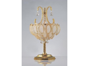 Beletta Crystal Coated Prostitution Desk Lamp