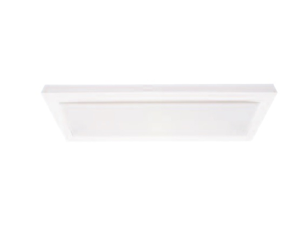 White Rectangular Ceiling Armature