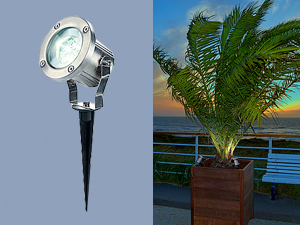 Beyaz LED Spike 3x1W Armtür