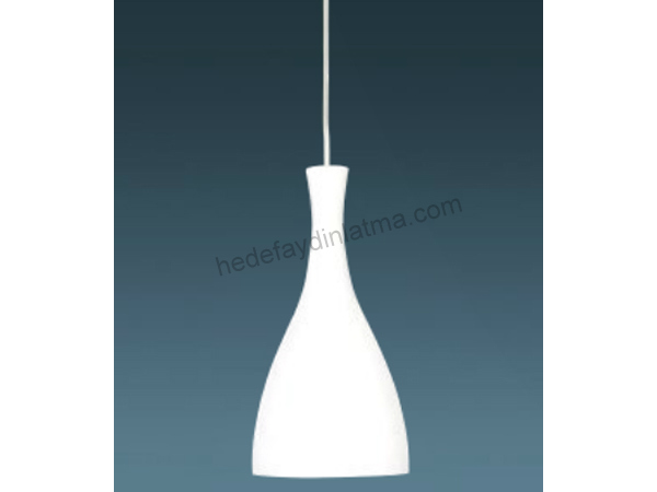 Beyaz Metal Opal Camlı Sarkıt  