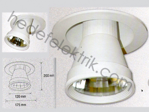 Beyaz Siva Alti Gx8.5 Metal Halide