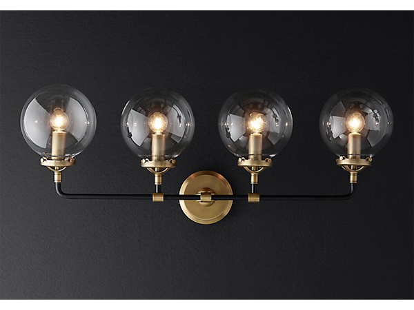Bistro Globe Sconce Dörtlü