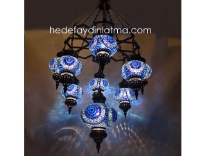 Blue Grape Mosaik Pendant
