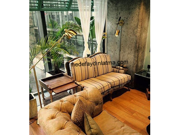 Brass Mouille Floor Lamp