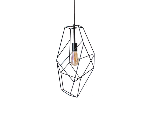 Cage Geometric Industrial Pendant