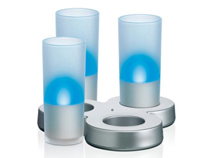3-Team Blue Candle