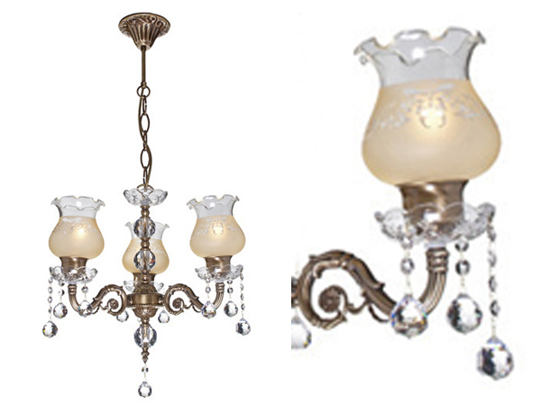 Casablanca Glass 3'lu Pendant