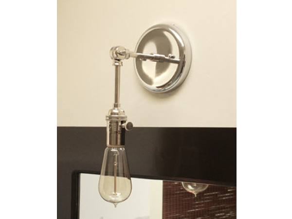Chrome Polished Nickel Wall Sconce