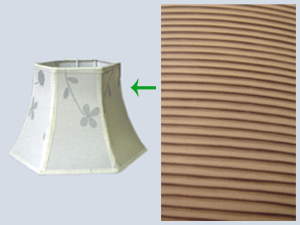 Striped Figured Lampshade Texture