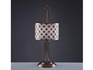 Criss Bronze Cream Chain Desk Lamp