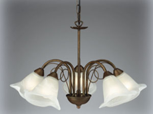 Curl 5\'li Chandelier