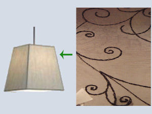 Figured Cloth Lampshade Texture