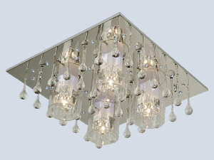 Dörtlü LED\'li Tavan Armatür