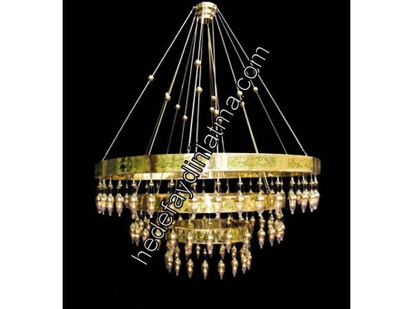 Eskitme İşlemeli Ceiling Stalactite