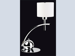 Flash White Modern Table Lamp