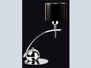 Flash Black Modern Table Lamp