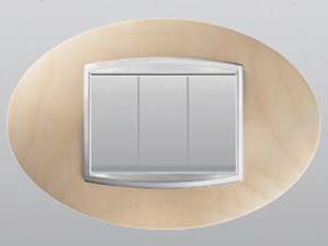 Gewiss Art Acero Bianco Lucido