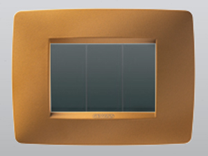 Gewiss One Senape Nero Satinato