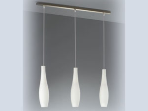 Glass 3\'lü Beyaz Sarkıt
