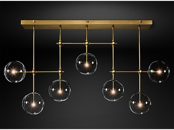 Glass Globe Sarkıt 180 cm