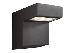 Gotha Koyu Gri Modern Aplik