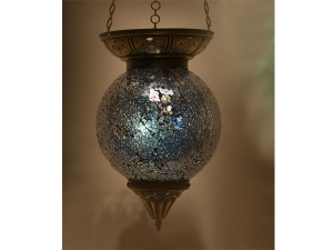 Gray Globe Pendant