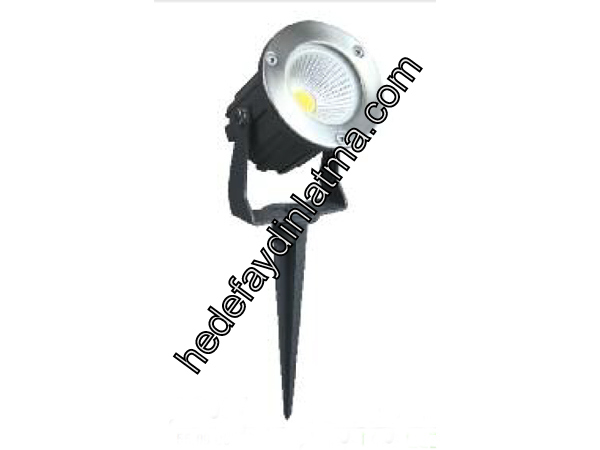 Gri Led Kazıklı Çim Aydınlatma