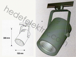 Gri Tekli Metal Halide Lamba