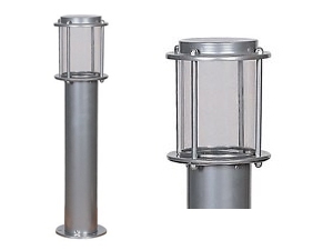 Gray Garden Floor Lamp