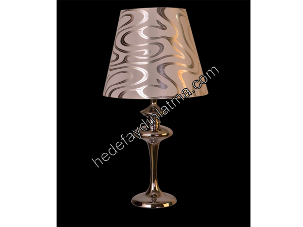 Silver Grey Desk Lamp