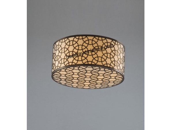 Ring Patterned 40 'Cylinder Chandelier