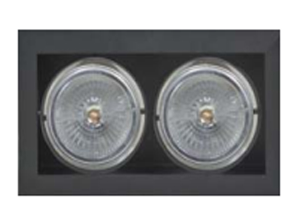 İki'li Halo Spot Gri-Siyah Led