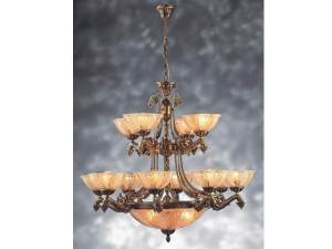 Inna Two-Storey Bronze Multi Pendant