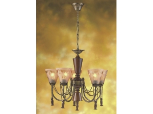Jonni Quintet Bronze Chains Pendant