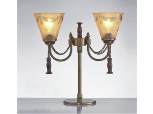 Jonni Dual Bronze Table Lamp
