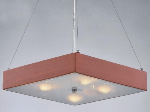 Classic Wooden Frame Pendant