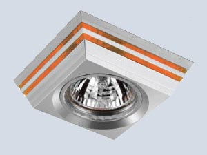  Orange Square Recessed Spot GU5.3