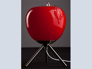 Apple Red Modern Table Lamp