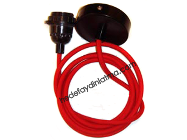 Red Fabric Cable