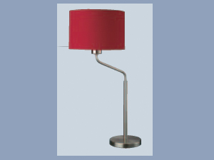 Kırmızı Modern Abajur Masa Lambası
